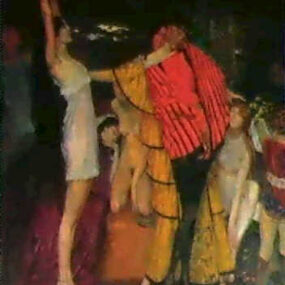 Public-domain 1915 painting by Max Kurzweil inspired by the ancient Egyptian Tale of the Doomed Prince.