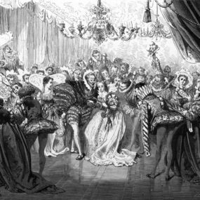 Public-domain 1867 Gustave Doré illustration for Charles Perrault's Cinderella.