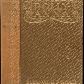 Public-domain 1913 first-edition cover of Eleanor H. Porter's Pollyanna.