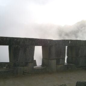 The Temple of the Three Windows at Machu Picchu, associated in modern interpretation with Tamputocco in the Ayar Brothers origin tradition.