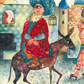 Public-domain eighteenth-century artwork depicting Nasreddin Hodja.